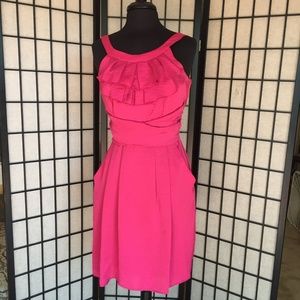Teeze Me Ruffle Front Pink Dress